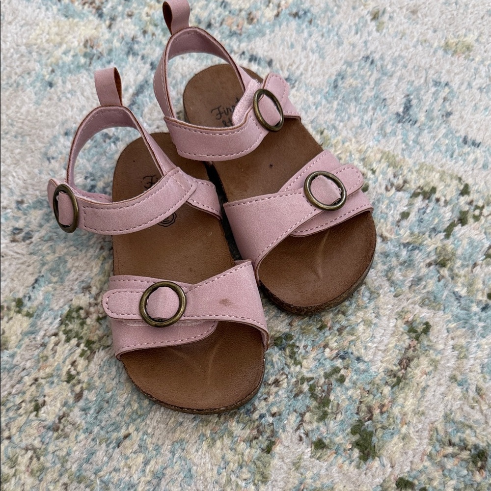 Stylish Pink Kids Sandals with Buckle